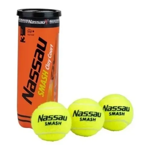 Pelotas Tenis Nassau Smash Polvo Ladrillo Clay 1101ts