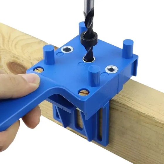 Guia Plantilla Perforacion Brocas Tarugos Adkar Madera Tornillo Broca 41pcs 