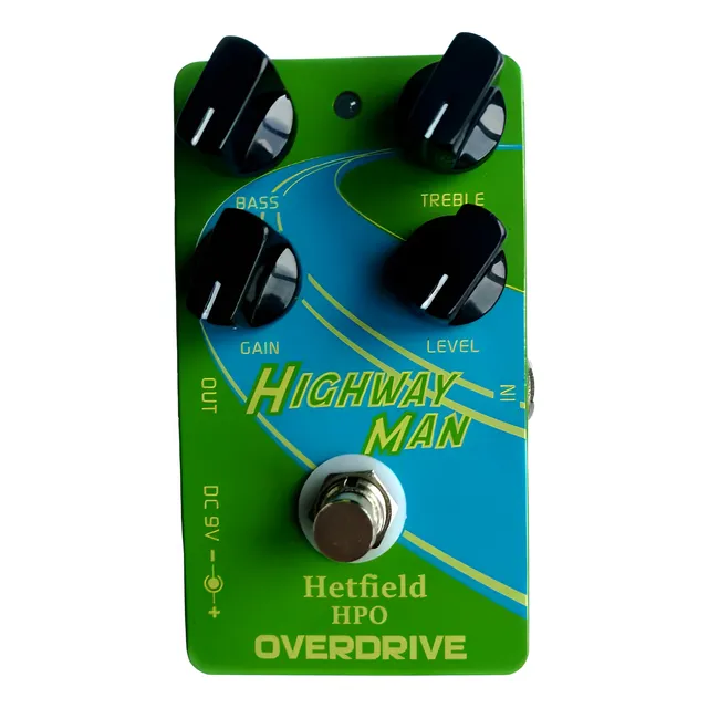 Pedal Para Guitarra Con Efecto Overdrive Hetfield Hpo