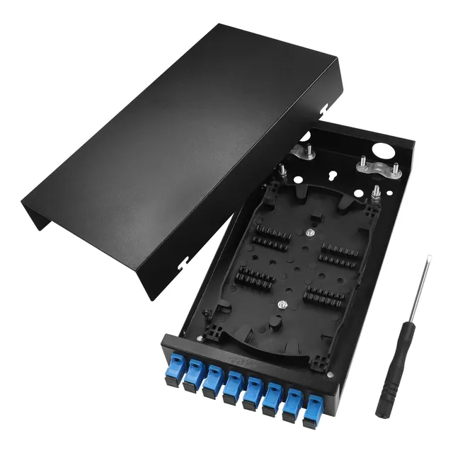 Caja De Unión Terminal De Fibra Óptica Pngknyocn 8 Puertos,