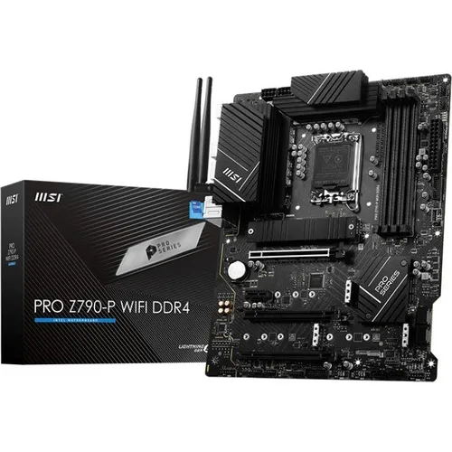 Placa Madre Msi Z790-p Wifi Ddr4 Lga 1700 Color Negro