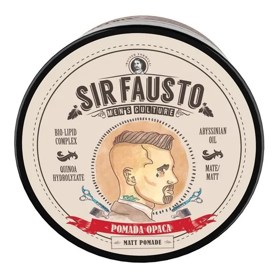 Sir Fausto Men´s Culture Pomada Opaca Cabello Barberia 100ml