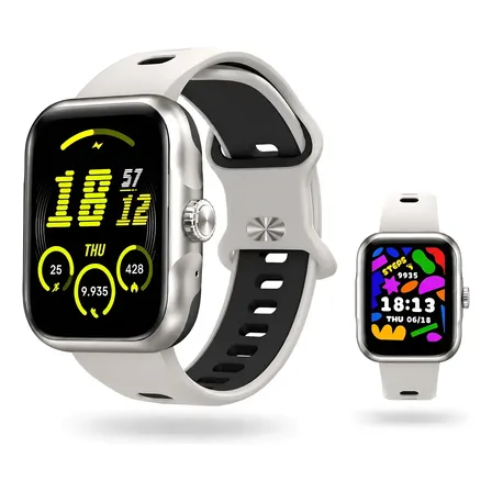Smartwatch Wearzone Action Gps Alexa Amoled Strava 3atm Prata Esportivo Cinza
