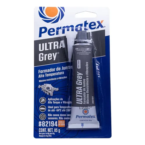 Cola Juntas Silicone Alta Temperatura Permatex Ultra Grey