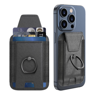 Magnetic Wallet Card Holder Kpneol For iPhone 15/14/13/12 Magnetic Wallet Card Holder Kpneol For iPhone 15/14/13/12