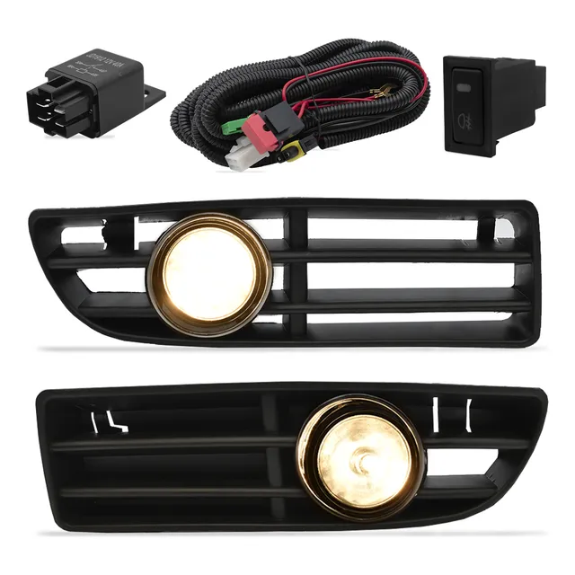 Faros De Niebla Jetta A4 2000 2001 2003 2004 2007 C/cableado