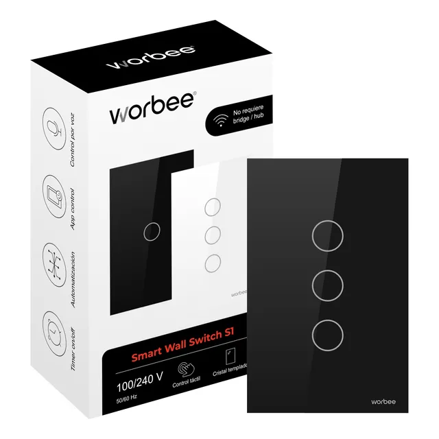  Interruptor Inteligente Con Y Sin Neutro Wifi 1-2-3 Canales