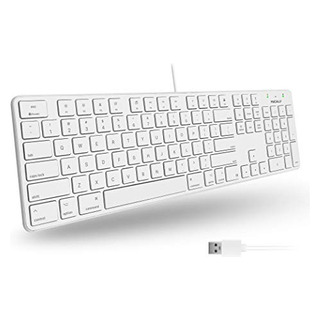 Teclado Usb Con Cable Macally Slim Para Mac Y Pc Con Windows Teclado Usb Con Cable Macally Slim Para Mac Y Pc Con Windows
