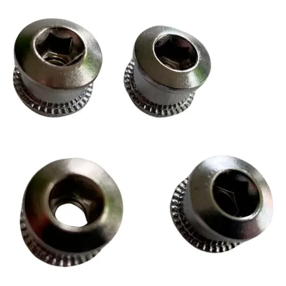 Parafuso Bucha Pedivela Coroa Simples 7mm M8 , 04 Unidades 