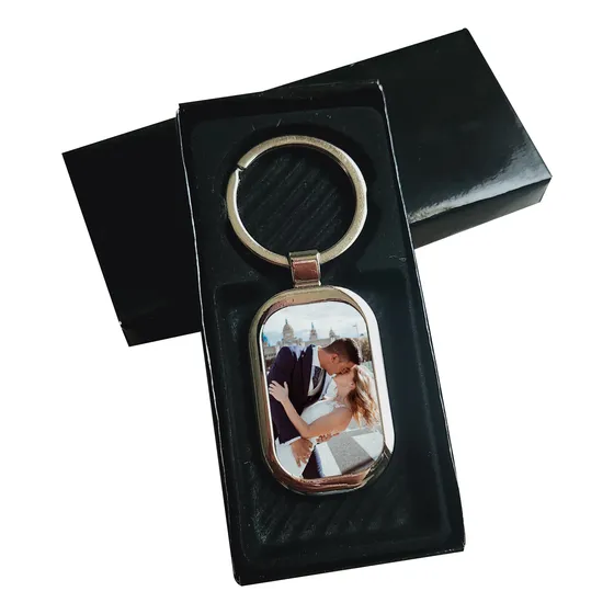 Llavero Metálico Redondo Regalo Personalizado Con Su Foto