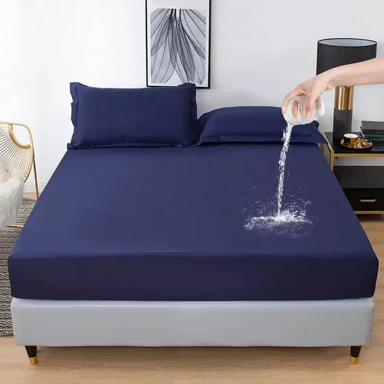 Novangua Sábana Bajera Ajustable, Sábana Con Bolsillo Profundo, Suave E Impermeable Resistente A La Encogimiento Y A La Decoloración, Adecuada Para Dormitorios Y Hoteles (king)