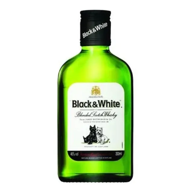 Whisky Black & White Petaca 20ml Pack X3 Unidades Suchina Sa