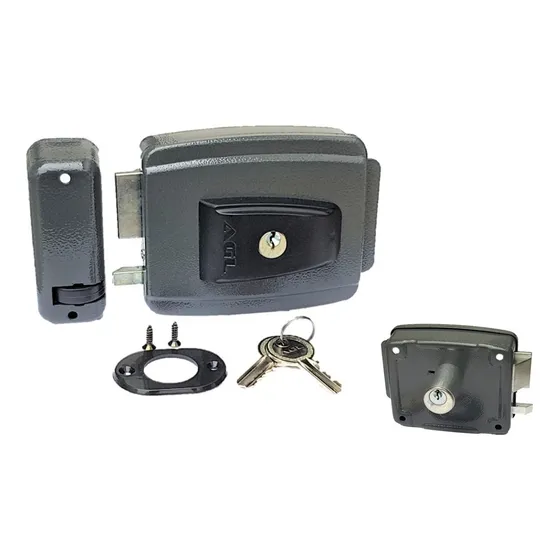 Fechadura Elétrica 12v Portão Porta  Agl Linha P/ Interfone