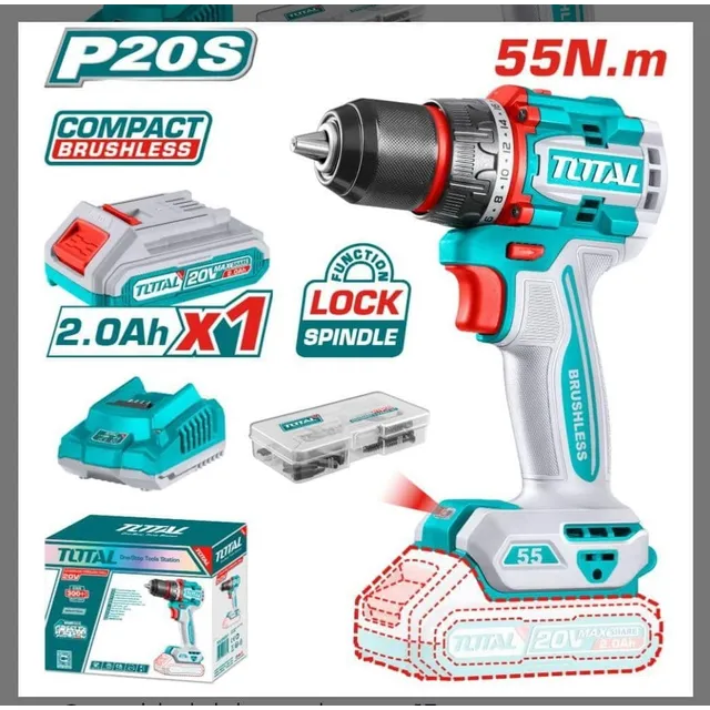 Combo De Taladro Inalámbrico De 55 Nm
