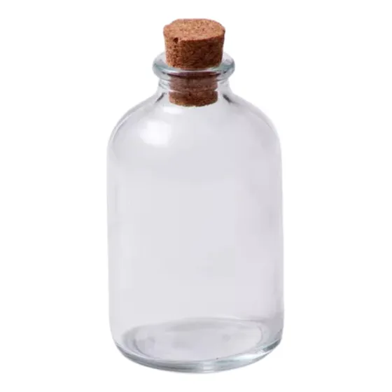 Botellitas Vidrio 50cc C/corcho  10u Super Oferta! Souvenirs