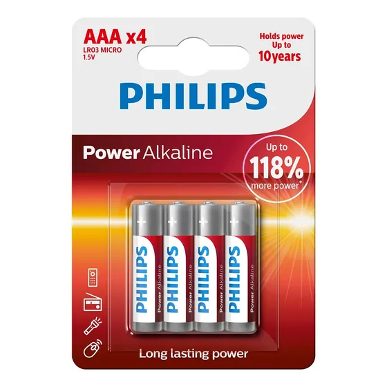 Pila Aaa Philips Linea Power Alkaline