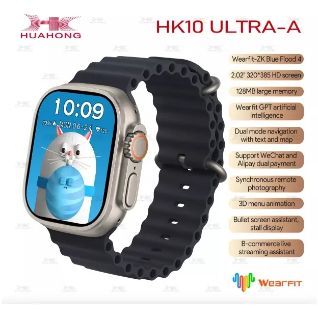 Reloj Inteligente Hk10 Ultra A + 2025 Smartwatch Nfc Ai 49mm
