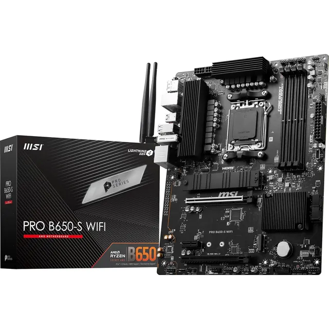 Placa Madre Msi Pro B650-s Wifi, Am5, Ddr5, Atx, Pcie 4.0