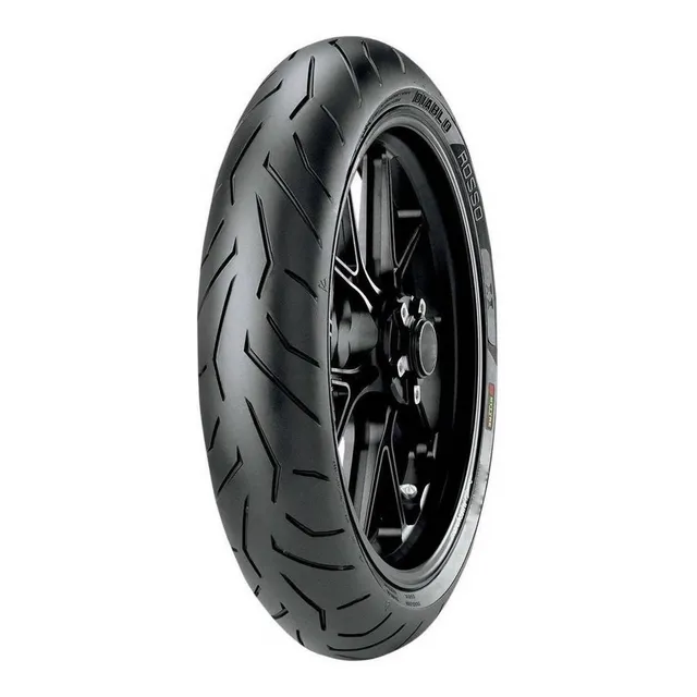 Pneu dianteira para moto Pirelli Supersport Diablo Rosso II sem câmara de 110/70 R17 H 54 x 1 unidade