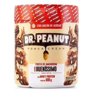 Melhor Pasta De Amendoim Dr. Peanut Com Whey Protein 600g Melhor Pasta De Amendoim Dr. Peanut Com Whey Protein 600g