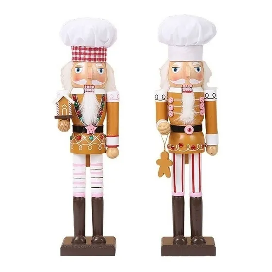 Decoración Navideña De Cascanueces De Madera De 5 Pulgadas