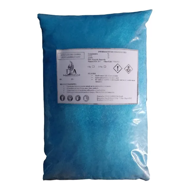 Sulfato De Cobre X 500 G