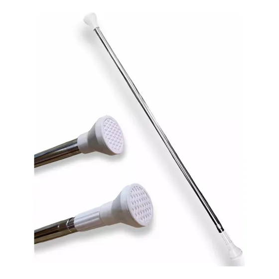 Barrote Palo Cortina De Baño Extensible 100 A 200mm Barra
