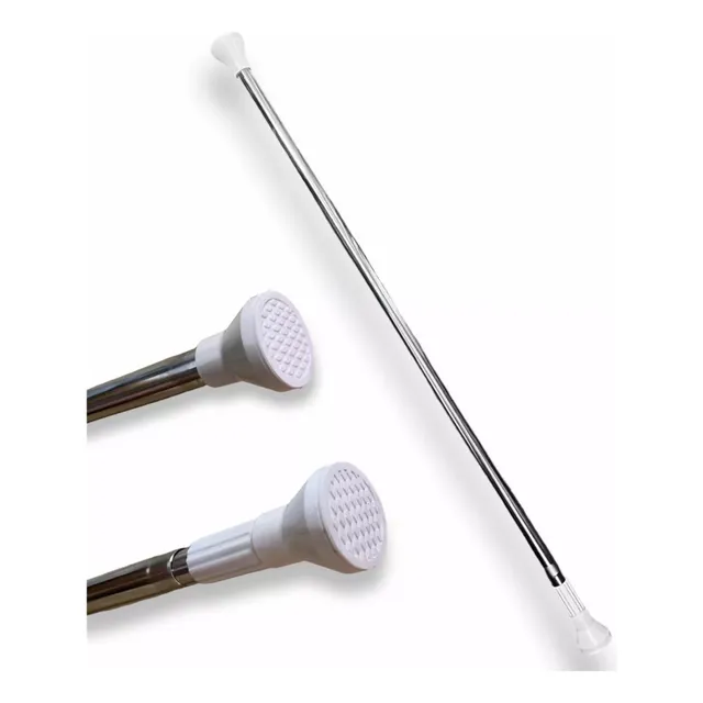 Barrote Palo Cortina De Baño Extensible 100 A 200mm Barra