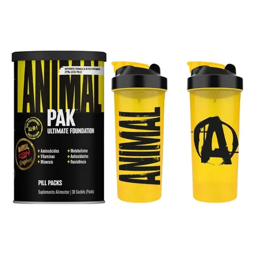 Multivitamínico Animal Pak Universal X 30m Paks Com Sabor Se Sem