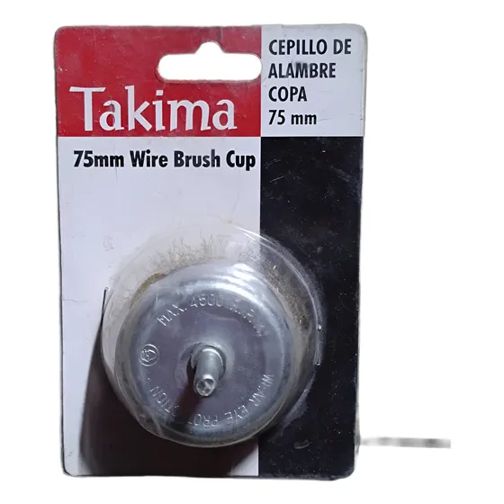 Cepillo De Alambre Copa 75mm Takima