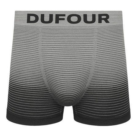 Boxer Dufour Sin Costuras Tiro Corto Rayado Art. 11855 Negro Rayas M Boxer Dufour Sin Costuras Tiro Corto Rayado Art. 11855 Negro Rayas M