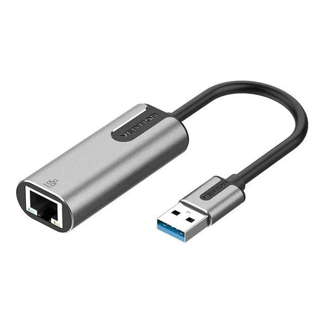 Vention adaptador para internet USB- USB 3.0 a puerto de red RJ45 ethernet LAN - carcasa aluminio - 0.15 metros - 1000 mbps - CEWHB