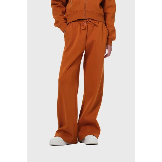 Pantalón Buzo Niña Pierna Ancha Camel
