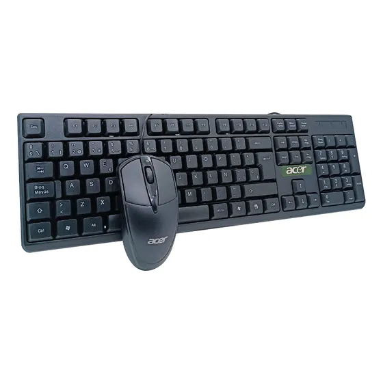 Kit Teclado Y Mouse Gamer Usb Marca Acer C/ñ
