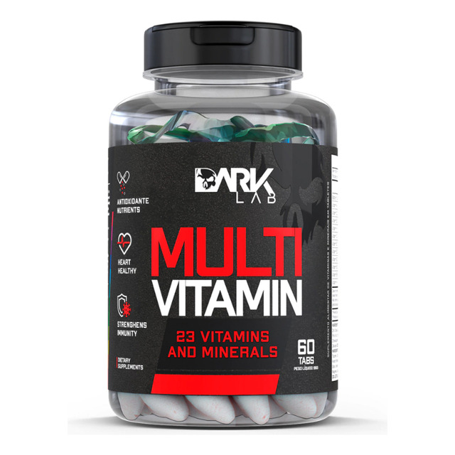 Multivitamin 60 Tabletes - Dark Lab Sabor Natural Multivitamin 60 Tabletes - Dark Lab Sabor Natural