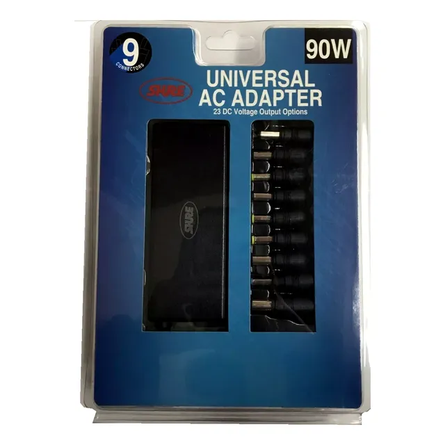 Cargador Universal Para Notebook Shure 90w 9 Conectores