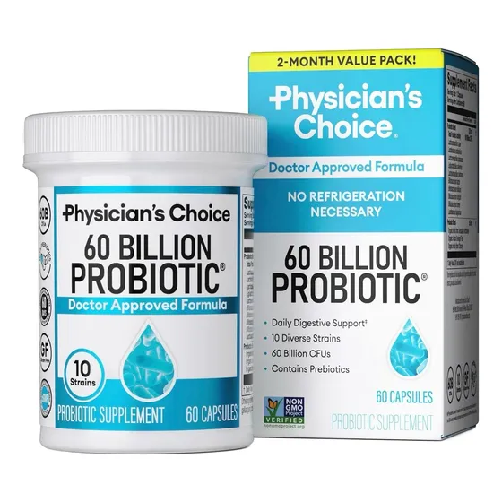 Physicians Choice 60 Billion Probiotic - 60 Capsulas Sin Sabor