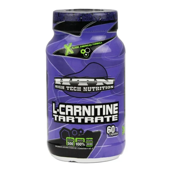 L-carnitine Tartrate 60 Cap Htn Quemador De Grasa Puro