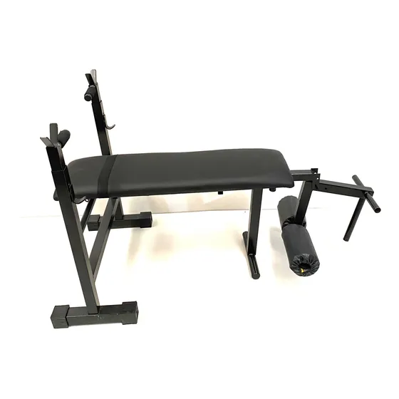 Banco Multiangular Gym + Extensor Cuadriceps Izquios Abdomen