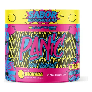 Pré-treino Panic 150g Com Beta Alanina - Adaptogen Pré-treino Panic 150g Com Beta Alanina - Adaptogen