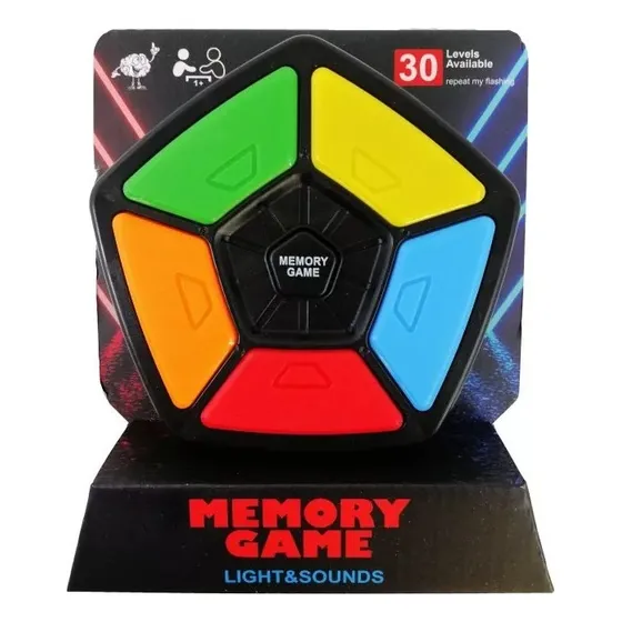 Juego Memory Memoria Estrella 5 Colores Luces Sonido