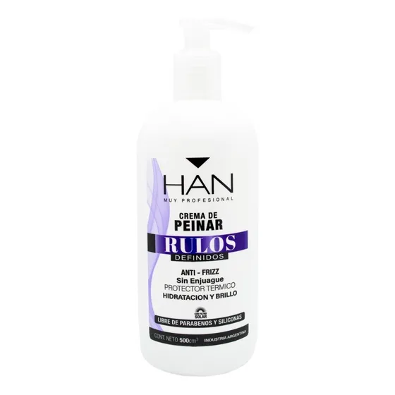Han Rulos Definidos Crema De Peinar Protector Térmico Local