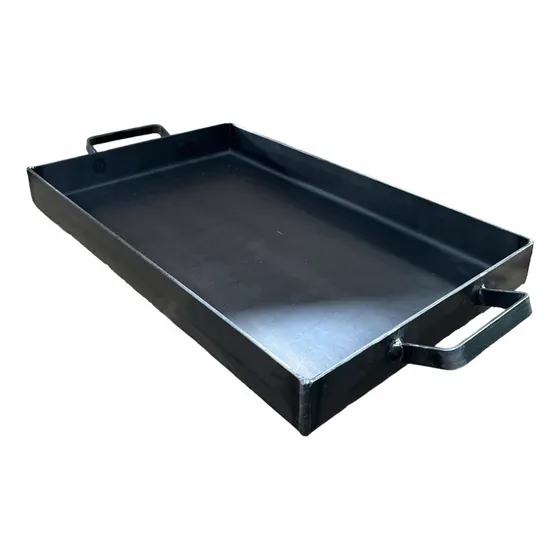 Plancha Bifera Para Dos Hornallas De Cocina Horno Parrilla