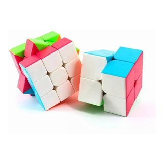 Cubo Rubik Qiyi 2x2 Qidi S +3x3 Warrior W Stickerless Cubo Rubik Qiyi 2x2 Qidi S +3x3 Warrior W Stickerless