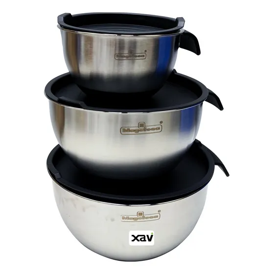 3 Bowl Tazon Escudilla Mezclador Ensalada Ace Magefesa 10065