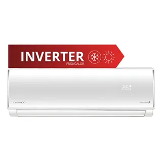 Aire Minisplit Inverter 1 Tonelada R32 Daewoo Fríocalor 110v Blanco