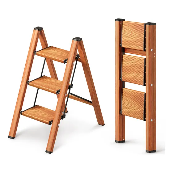 Escalera De 3 Escalones Taburete Plegable Antideslizante