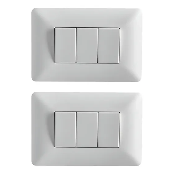 Producto Interruptor Triple Embutido 10A Titanium Stanford 4913 disponible en Barraca JURMAQ
