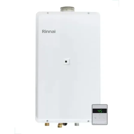 Aquecedor De Água Gás Natural Digital Rinnai 35litros Branco Bivolt Gn