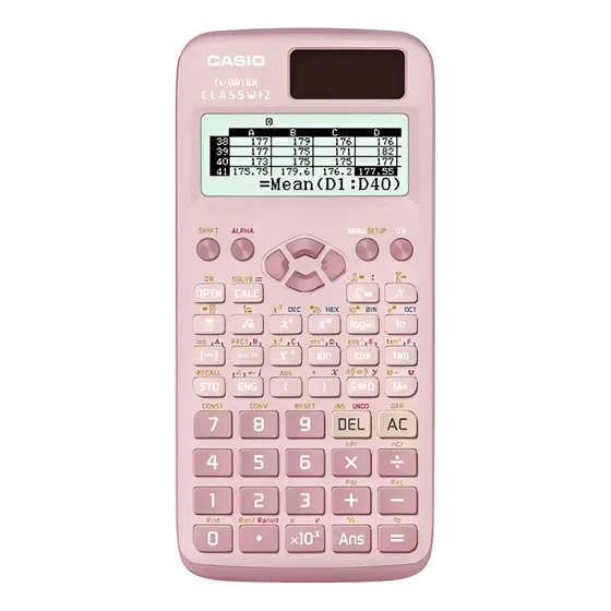 Calculadora Casio Fx-991ES Plus tapa plástica Color Rosado | Cuotas sin interés